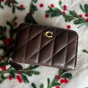 Mini Coach Maple Quilted Leather Wallet